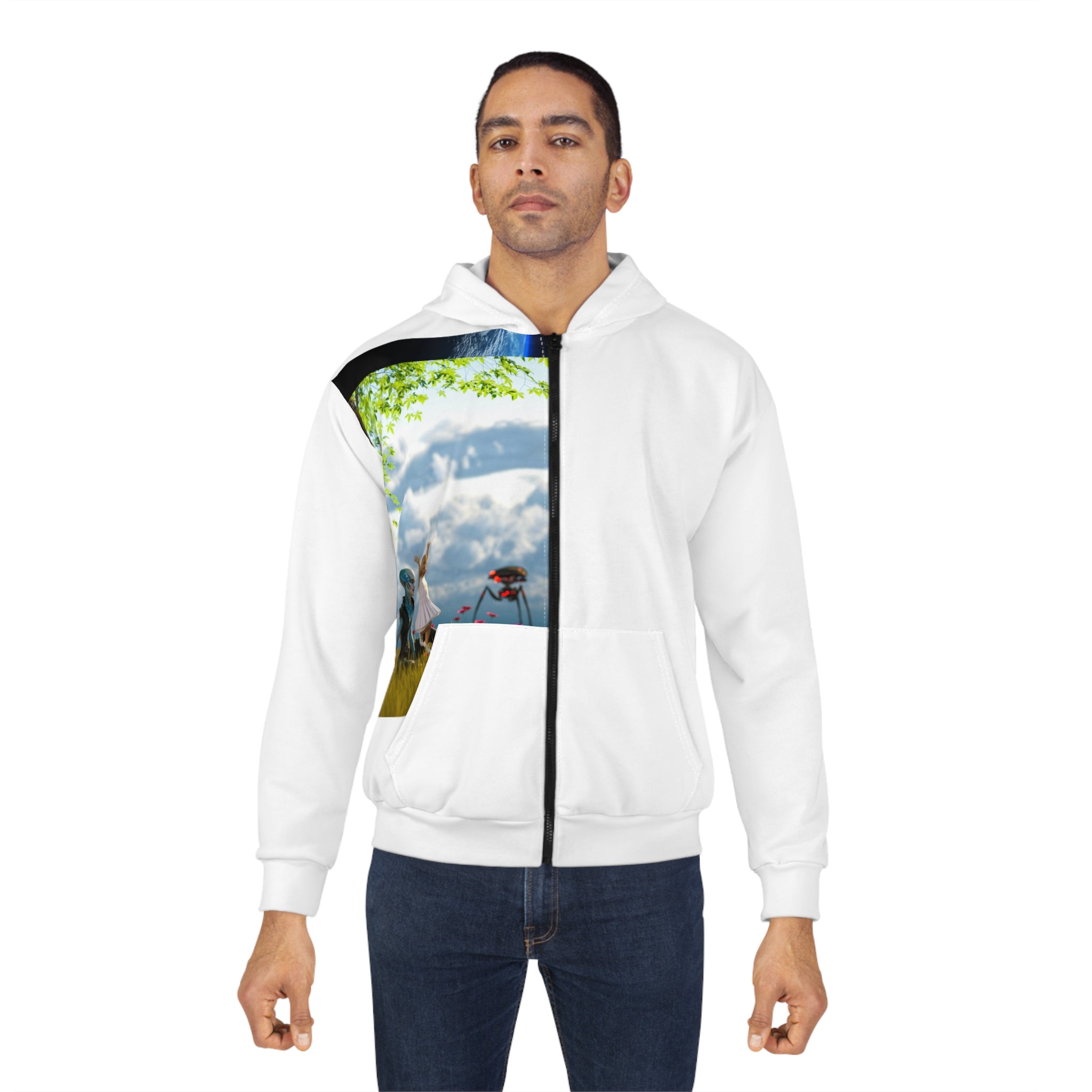 AOP Unisex Zip Hoodie